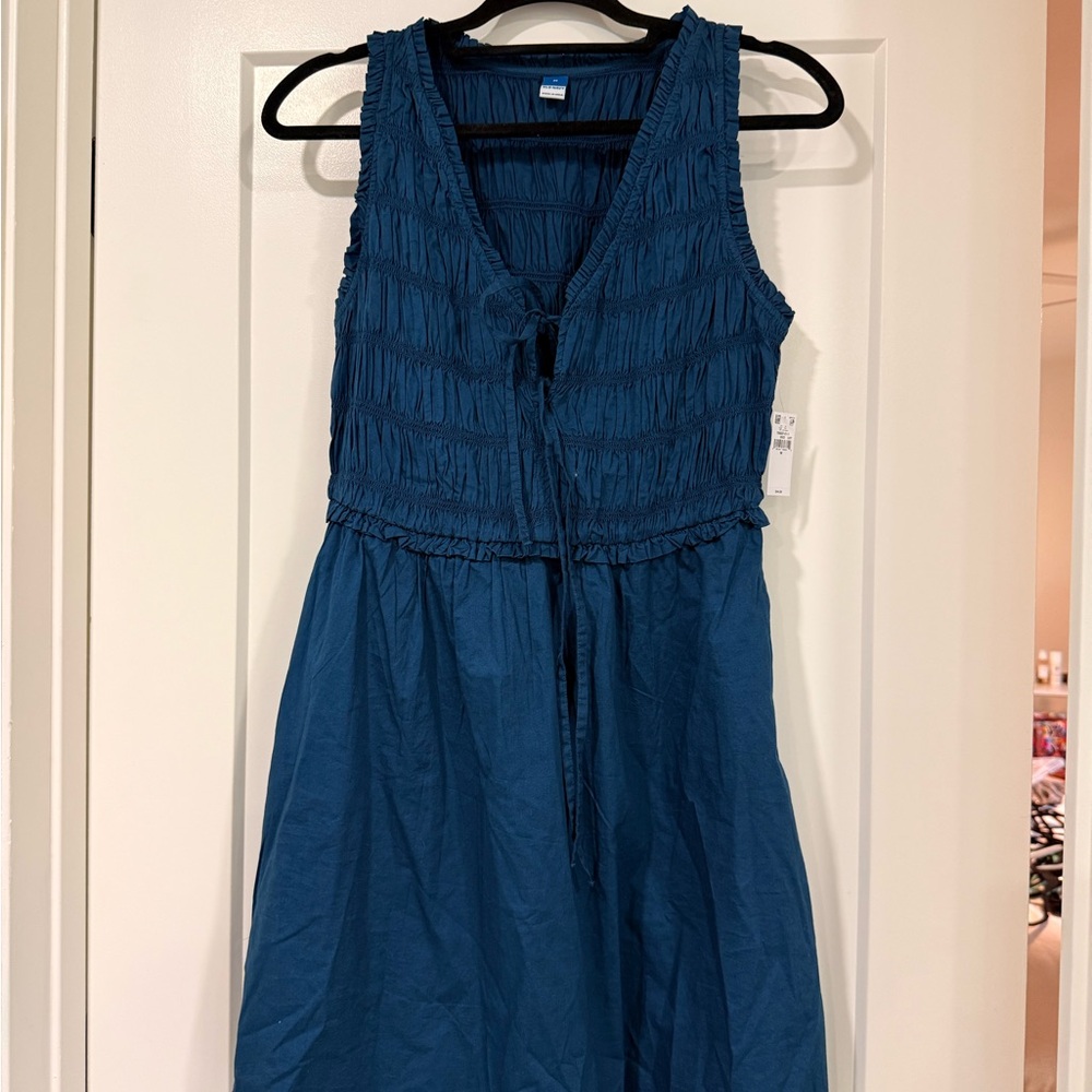 Old Navy Teal Sleeveless Mini Dress